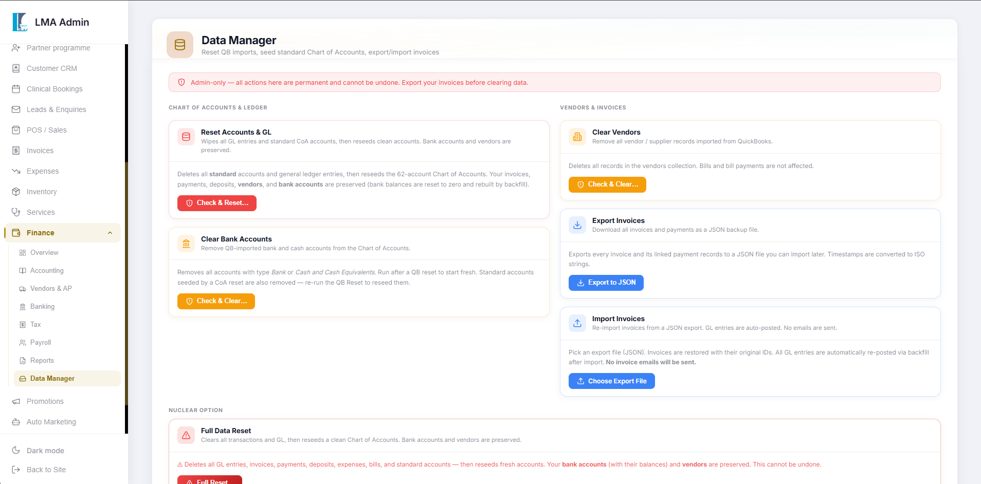 data manager
